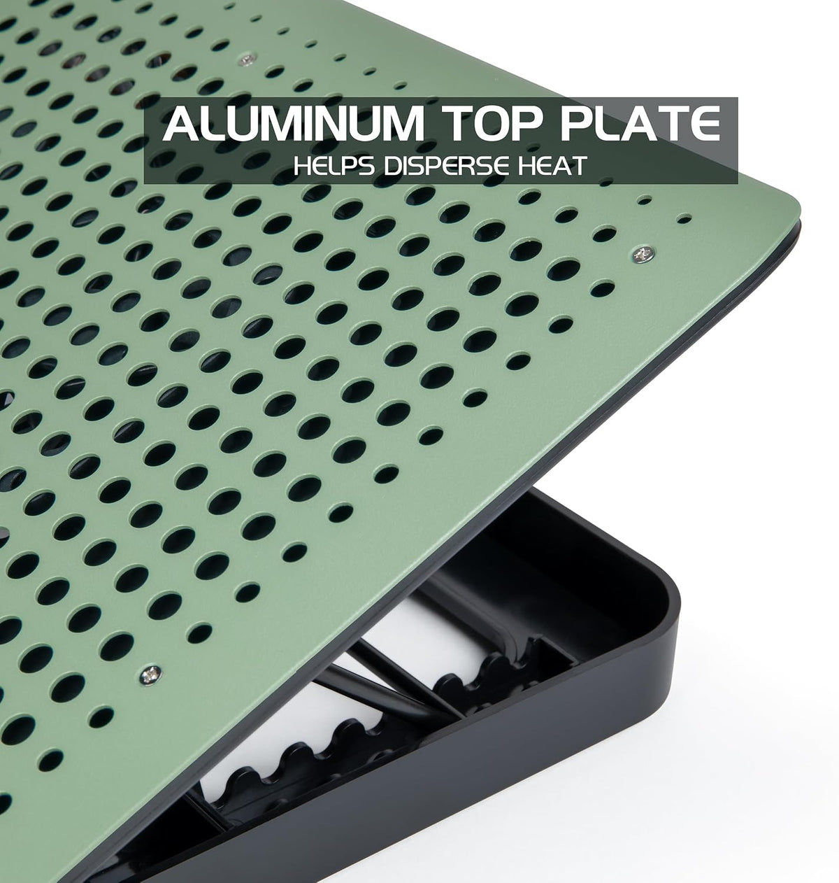 ENHANCE Aluminum Laptop Cooling Pad, 6-Fan Laptop Cooler Stand for 17 Inch La...