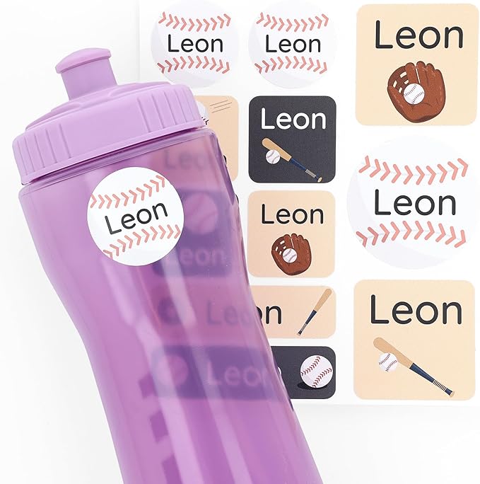 Large Name Labels for Kids by Teddylabels