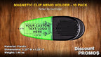 10 Magnetic Memo Holders Set - Image 4