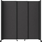 Versare Straightwall Sliding Portable Wall Partition | Freestanding Office by VERSARE