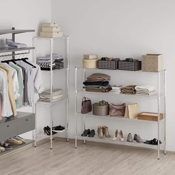 Regal Altair 14" Deep x 60" Wide x 54" Height Wire Shelving Kit | 4-Tier | NSF - Image 7