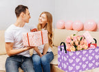 FUULOXE Rectangular Valentines Basket Storage Bin - Image 4