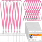 Marspark 50 Sets Clear Name Tags by Marspark