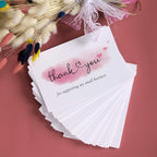 100 Thank You For Supporting My Small Business Cards, Elegant and Professional by CLEVERSIGNS
