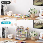 Marbrasse Mesh Pen Holder for Desk, Pen Organizer - Image 3