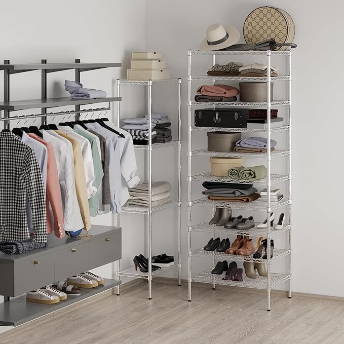 Regal Altair 21" Deep x 30" Wide x 86" Height Wire Shelving Kit | 10-Tier | NSF - Image 5