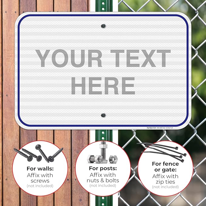 Custom Sign, Personalized Metal Signs, Customize - Image 4