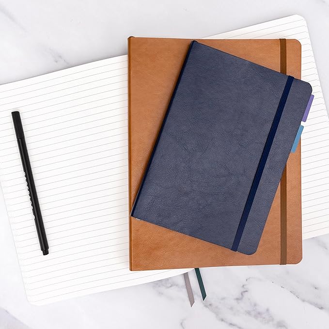 PAPERAGE Softcover Lined Journal Notebook, 176 Pages, Large B5 College Ruled - Image 6