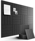 Fluxynara Felt Bulletin Board Tiles Large 48"x36"Cork Board Alternative-12 Pack by FLUXYNARA