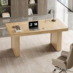 Tribesigns 63" Executive Desk, Modern Executive Office Desk - Image 6