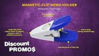 10 Magnetic Memo Holders Set - Image 3