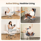 big and tall office chair, flip armrests for, side view