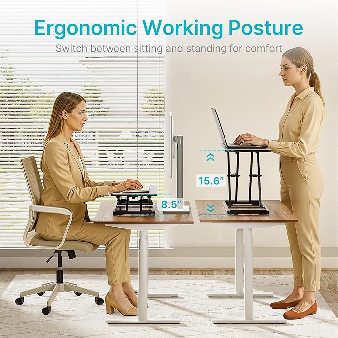 PEGZONE Keyboard and Mouse Riser, Height Adjustable keyboard stand - Image 5