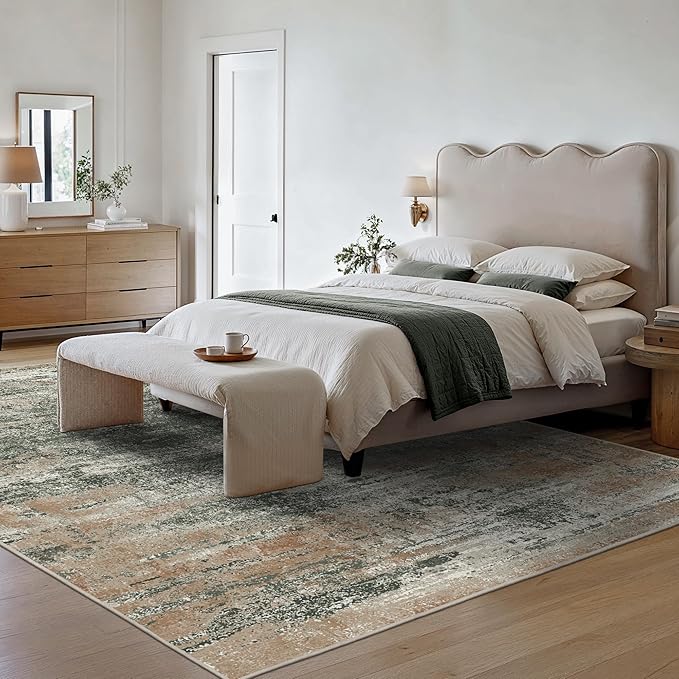 GENIMO 6x9 Area Rug-Washable, Lightweight Foldable Low Pile Carpet - Image 8