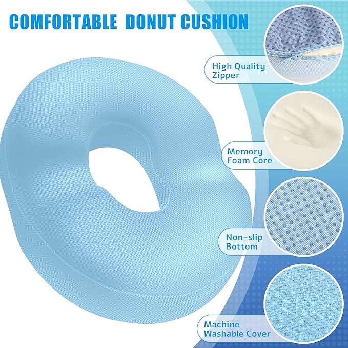 BlissTrends Donut Pillow Seat Cushion, Chair Cushions - Image 3
