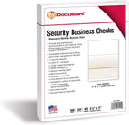 docugard standard gold marble bottom high security check shown in use