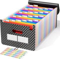 ABC life 26 Pockets Accordion File Organizer, Expanding File Folders, Portable by ABClife