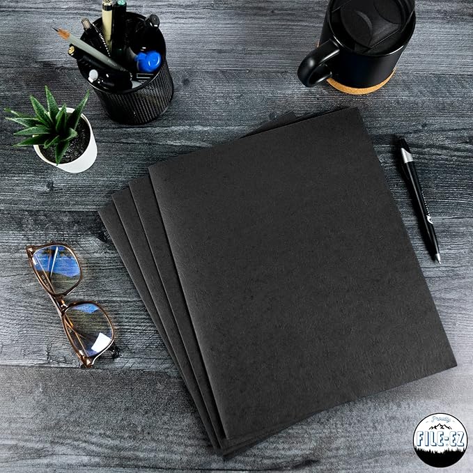 FILE-EZ Two-Pocket Folders, Textured Paper, Letter Size - Image 7