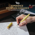 Wordsworth & Black Fountain Pen Set, 18K Gilded Medium Nib, Includes 24 Pack - Image 2