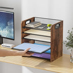 Marbrasse 6 Tier Paper Organizer Letter Tray - Image 3