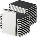 Engrowtic 48 Pack Graph Paper Spiral Notepad A5 Top Wirebound Notepad Grid by Engrowtic