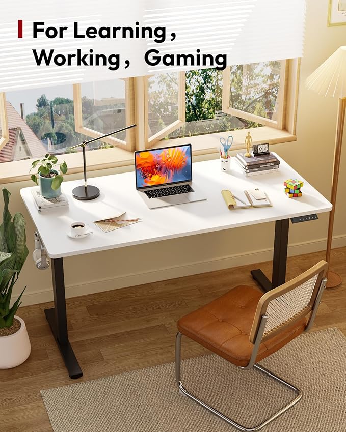 SANODESK Electric Standing Desk 55 x 28 Inches Whole-Piece Desktop Height - Image 4