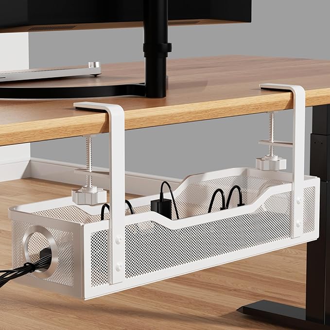 Under Desk Cable Management Large, Cinati 16" Cable Management Box by Cinati