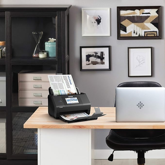 Epson Workforce ES-580W Wireless Color Duplex Desktop Document Scanner - Image 7