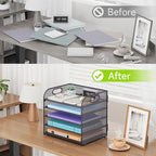 Cawukege 5 Tier Paper Organizer - Image 6