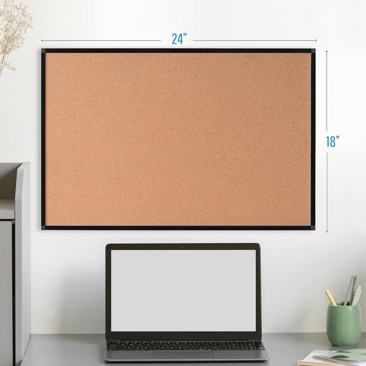 MasterVision New Generation A9 Bulletin Board, 24" x 18" Cork Board...