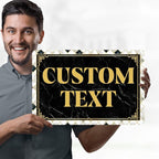 Custom Sign, Custom Street Sign, 11 Font Colors, 13 Font Styles, 4 Hole Options - Image 2