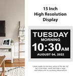 American Lifetime 【New 2024 Dementia Clock Large Digital Clock - Image 6