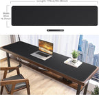 Mydours PU Leather Desk Pad, Ultra Large 67"x15.7" Desk Mat Desktop Protector - Image 2