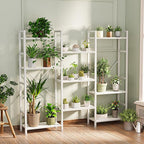 SUPERJARE Triple 4 Tier Bookshelf, Bookcase - Image 2