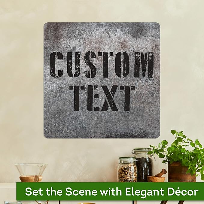 Custom Sign, Custom Street Sign, 11 Font Colors, 13 Font Styles, 4 Hole Options - Image 4
