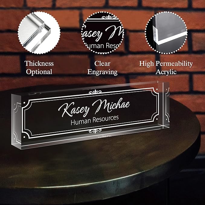 SalaGraphics Custom Engraved Acrylic Name Plates - Image 7
