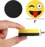 Mr. Pen- Smiley Magnetic Whiteboard Erasers, 8 Pack - Image 3