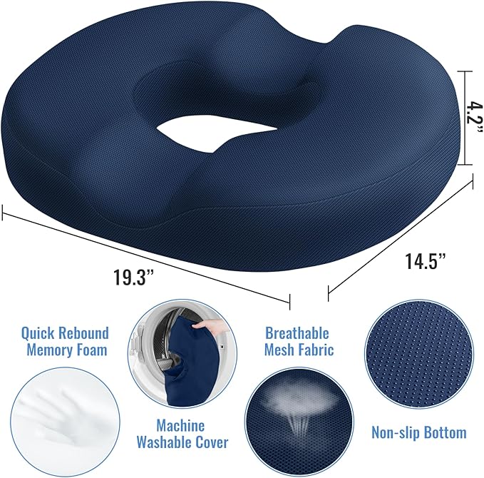 CloudBliss Donut Pillow Seat Cushion Chair Pad - Image 2