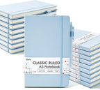 feela 18 Pack Journal Notebook for Work, Business Notebook Bulk Hardcover Lined