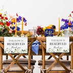 ChissNook Reserved Seating Chair Signs, This Row Is Reserved Pew Cloths Seating - Image 6