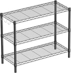 Guan River 3-Shelf Adjustable Metal Shelf Wire Shelving Unit Storage Rack by GuanRiver