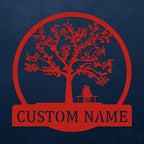 Personalized Valentines Metal Wall Sign, Custom Infinity Heart Love Couple Name - Image 5