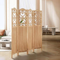 ALeesing 4 Panel Room Divider Fully Assembled, Carved Room Dividers and Folding by ALeesing