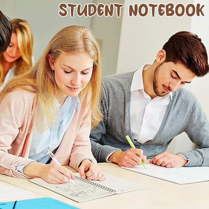 Eersida 20 Pack A5 Spiral Notebook College Ruled Spiral Notebook Bulk 5.5 x 8.3 - Image 6