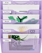EasyPAG 5 Pocket Mesh Wall File Organizer, Hanging Paper Folder Holder - Image 6