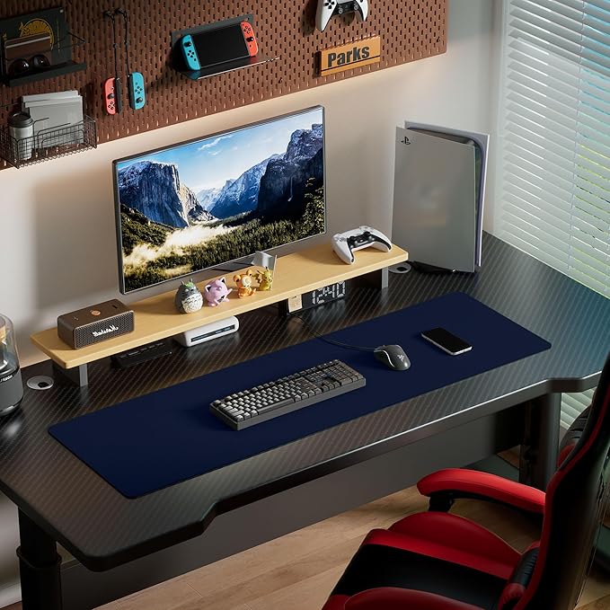 Aothia Leather Desk Pad Protector, Office Desk Mat, Large Mouse Pad, Laptop - Image 7