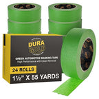 Dura-Gold Green Automotive Masking Tape 1-1/2 Inch, Case of 24 Rolls by Dura-Gold