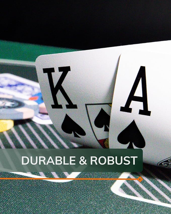 Bullets Playing Cards | Waterproof Plastic Playing Cards – 2 Decks Poker Size - Image 3