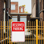 Blank Reserved Parking Sign, 18x12 Inches Rust Free Reflective Aluminum - Image 6