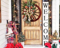Tall White Welcome Sign - 6ft Rustic Farmhouse Decor by DQ+DQ+HOME+DECOR